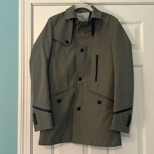 The Kooples Olive Trench Coat